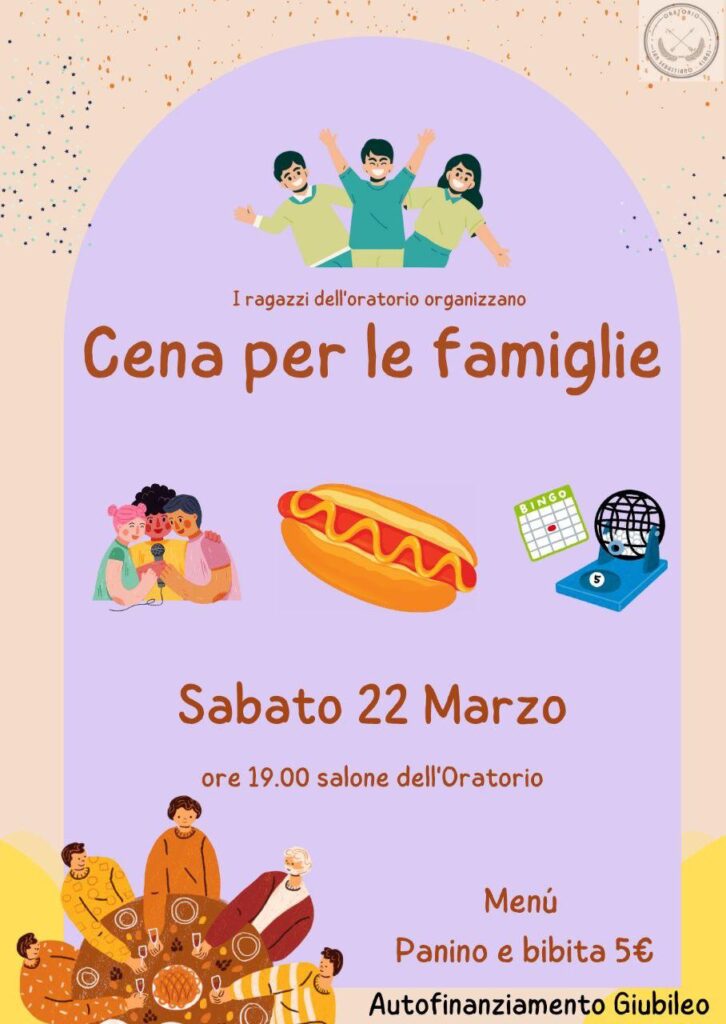 Cena per le famiglie 2 Cena per le famiglie
